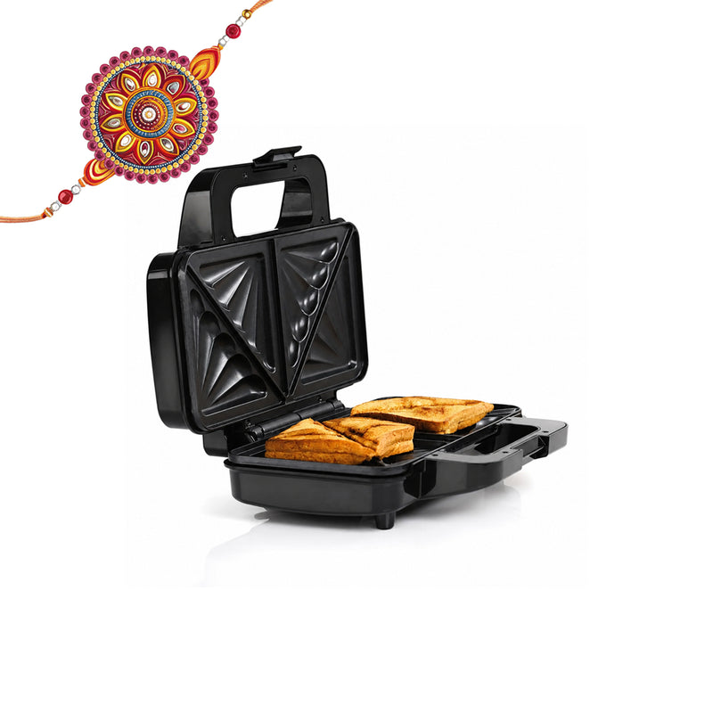 Electric Jumbo Sandwich Maker with Non-Stick Coating Plates, 1000W - (SA3025JSM)