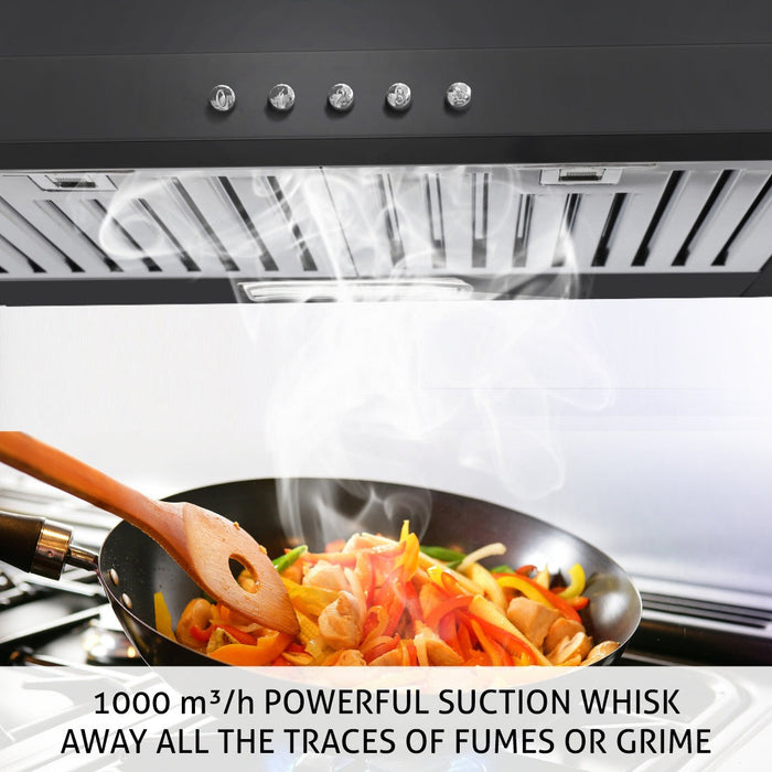 Straight Line Kitchen Chimney with 1000m3/h powerful suction