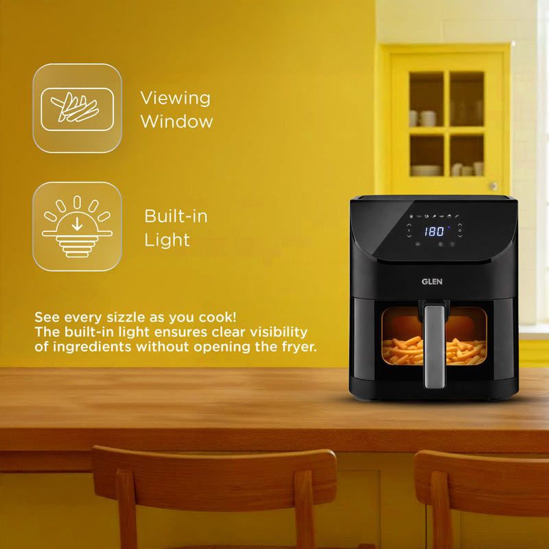 Digital Air Fryer, 6.0 Litre Capacity, 7 Pre Set Functions, Time and Temperature Control, 1500W - (SA3045DIGI)