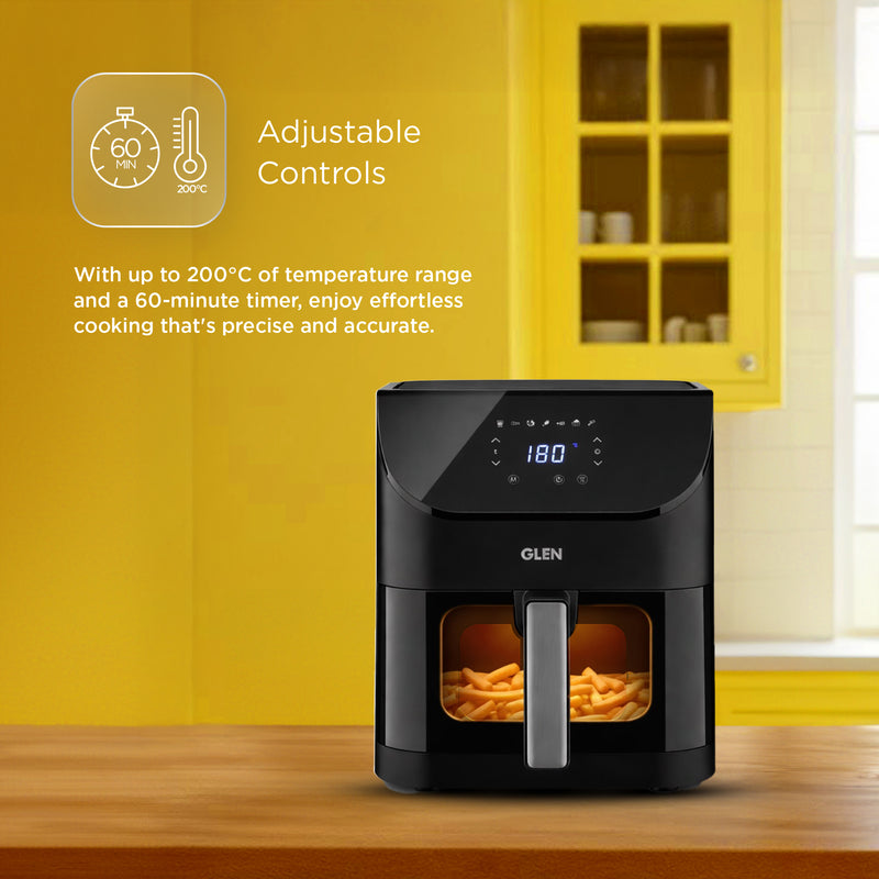Digital Air Fryer, 6.0 Litre Capacity, 7 Pre Set Functions, Time and Temperature Control, 1500W - (SA3045DIGI)