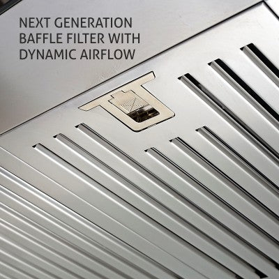 Kitchen Chimney Curved Glass, Glass Front Panel Baffle filter 60cm 1250 m3/h -Silver (CH6071GF60BFLTW)