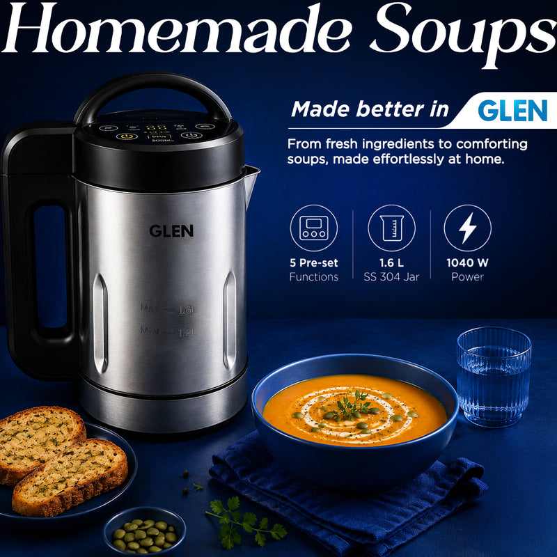 Automatic Soup Maker, 1.6 Litres, Automatic Blending & Heating, 5 Preset Cooking Functions 1040W (SA-3003SM)