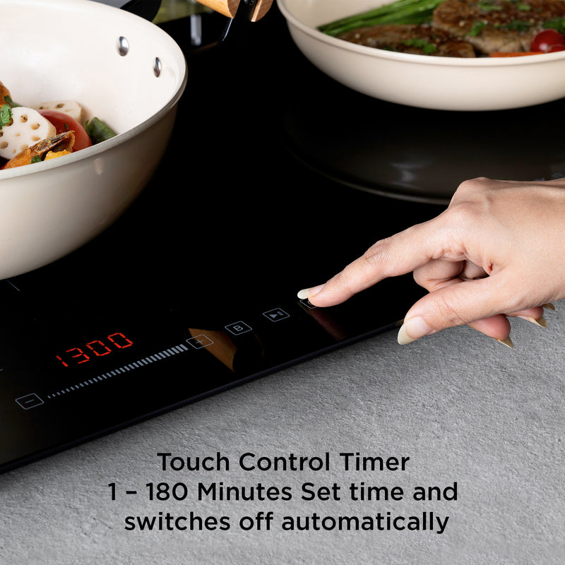 2 Zone Built in Induction Hob 10 Power Levels with Touch Control & Timer Function (BH1018IC2Z)