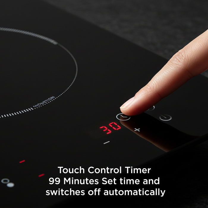 2 Zone Built in Induction Hob 9 Power Levels with Touch Control & Timer Function (BH1015IC2Z)