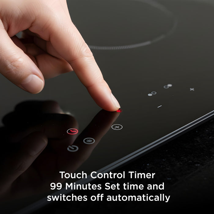 2 Zone Built in Induction Hob 9 Power Levels with Touch Control & Timer Function (BH1016IC2Z)