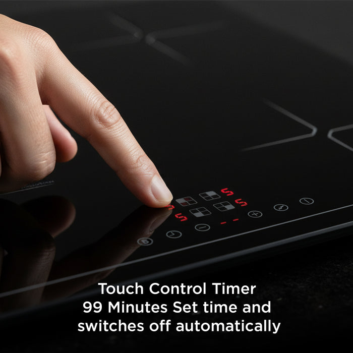 4 Zone Built in Induction Hob 9 Power Levels with Touch Control & Timer Function (BH1014IC4Z)