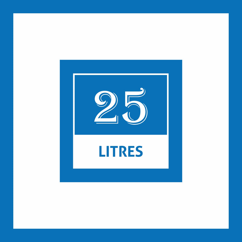 Water Heater 25 Litre 2000W 8 Bar Pressure Glasslined Element and Tank, Temperature control (7056)