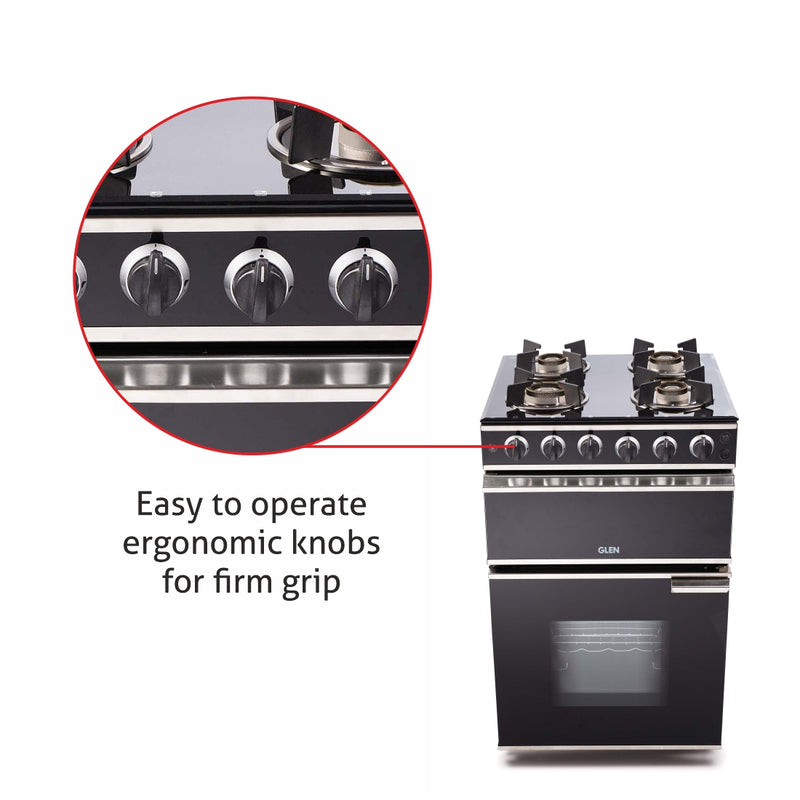 Cooking Range Glass Gas Grill, Gas Oven Rotiseerie Double Ring Forged Brass Burners Auto Ignition  (2014DBAI)