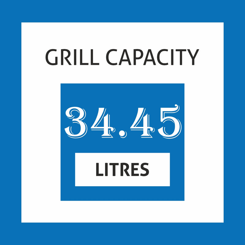 Cooking Range Glass Gas Grill, Gas Oven Rotiseerie Double Ring Forged Brass Burners Auto Ignition  (2014DBAI)