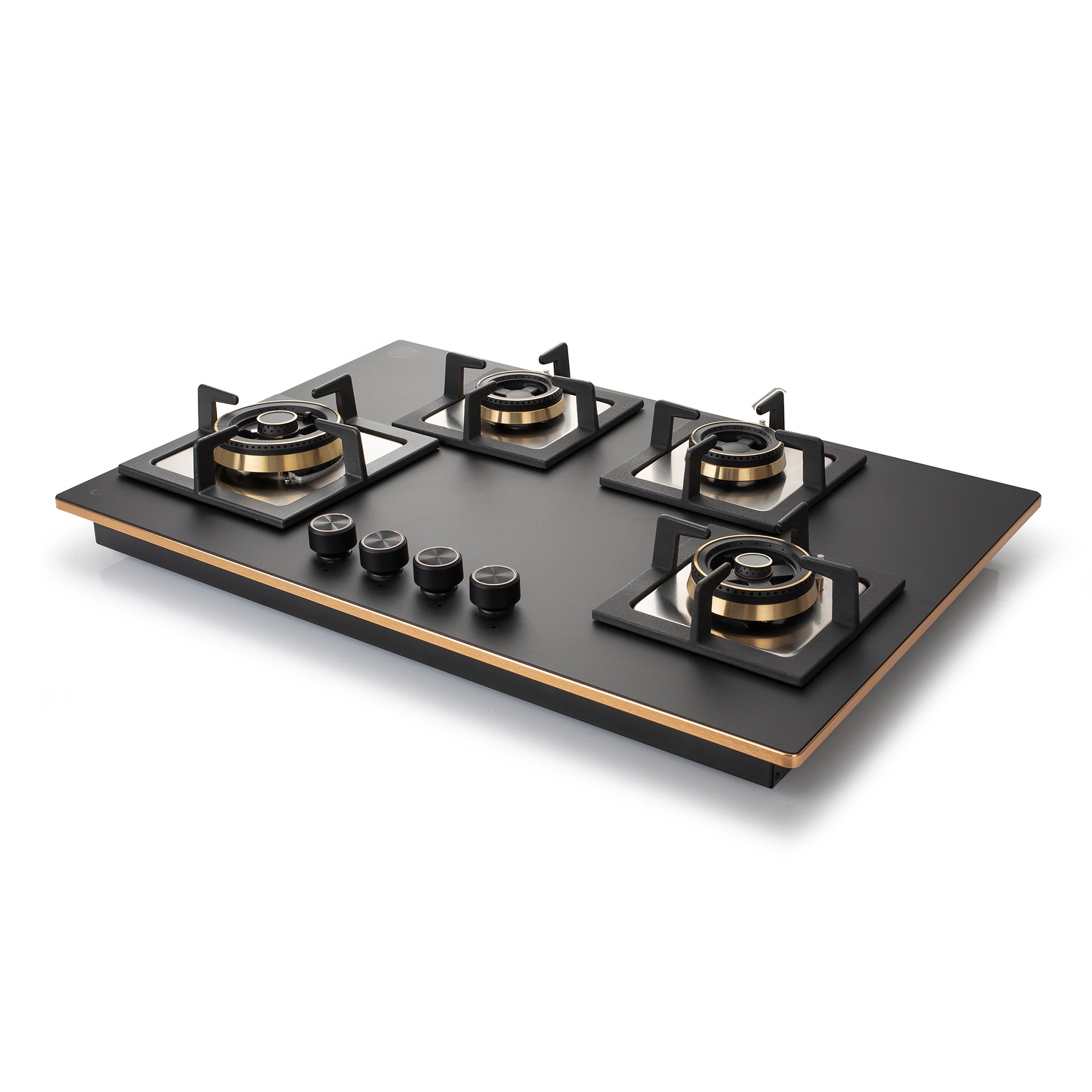 Buy Glen 4 Burner Built-in Glass Gas Hob Auto Ignition Online | Glen