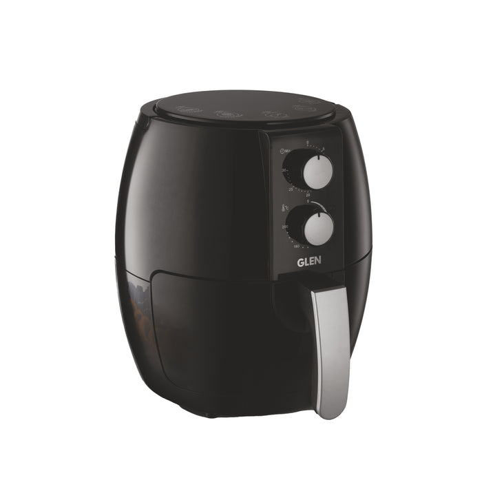 Electric Rapid Fryer 3.8 Litres, 1350W, Temperature Control, Removable Frying Basket - Black (3048)