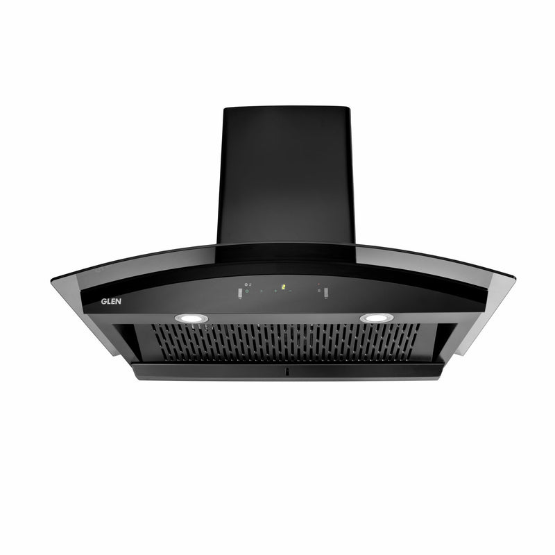 Auto Clean Chimney Curved Glass Filter-less with Wi-Fi Control 1400 m³/h - 60/76/90cm (CH 6068 AC BLS)