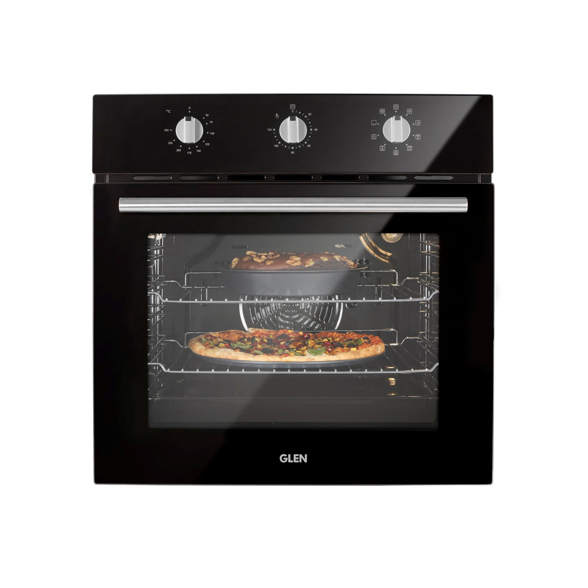 Built in Gas Oven Gas Grill Motorised Rotisserie 80L with Multi-function  (663 Gas)