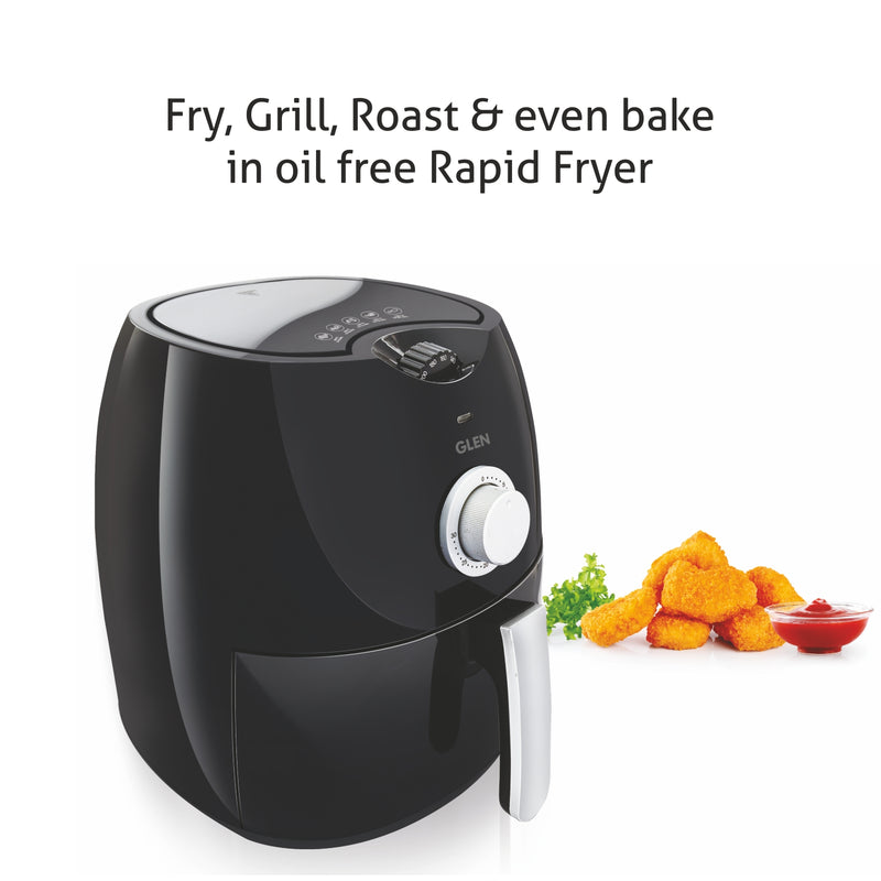 Electric Air Fryer 2.8 Litres, 1350w Rapid Air Technology, Black (3044)