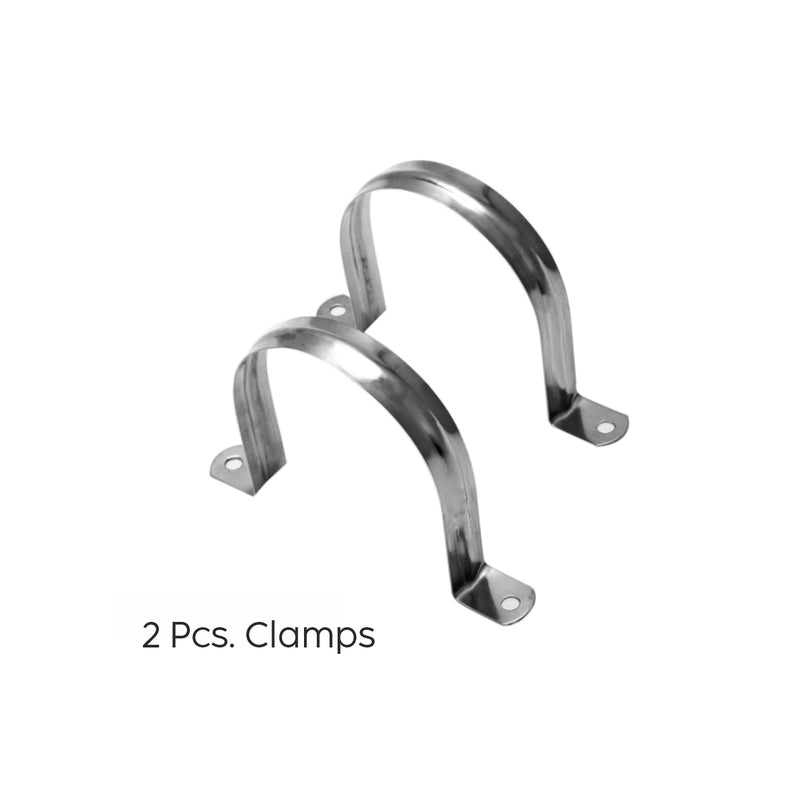 2pcs clamps for chimney installation