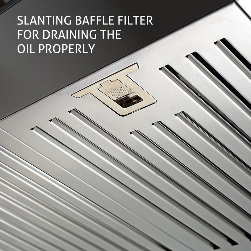 Auto Clean Curved Glass Kitchen Chimney, Baffle Filters, Motion Sensor 1200 m3/h 60cm - Black (6066 MS AC BL)