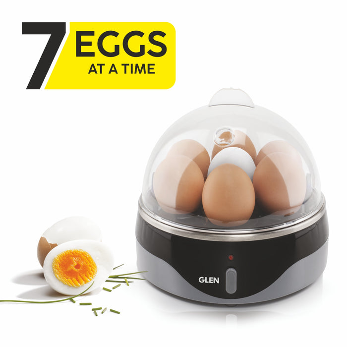 Egg Boiler Boils 7 Eggs, 1 Poaching Cup, Auto shut Off, 350W (3030EB7)