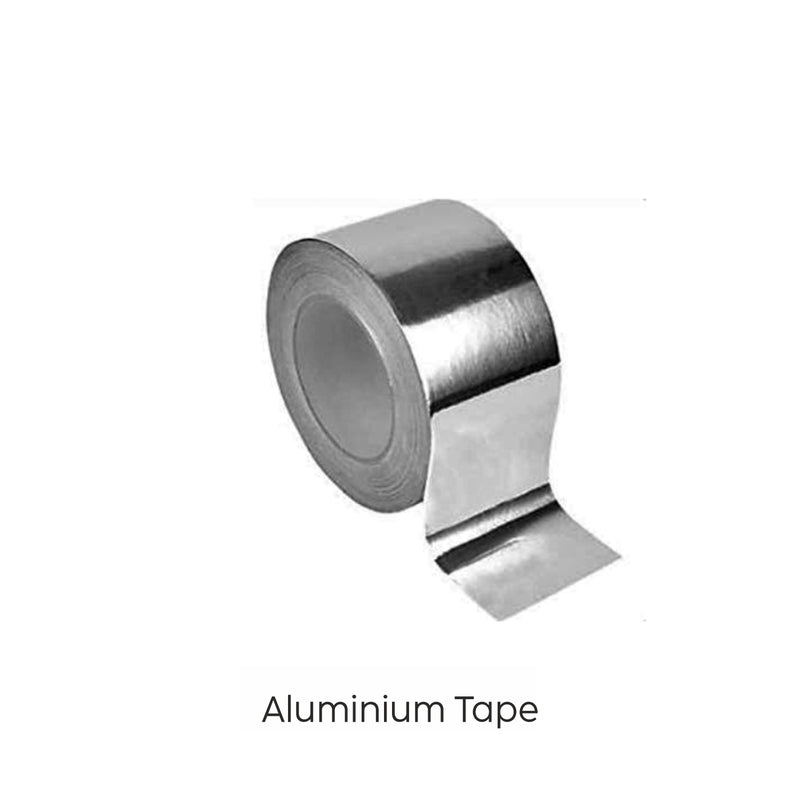 Aluminium tape for chimney installation