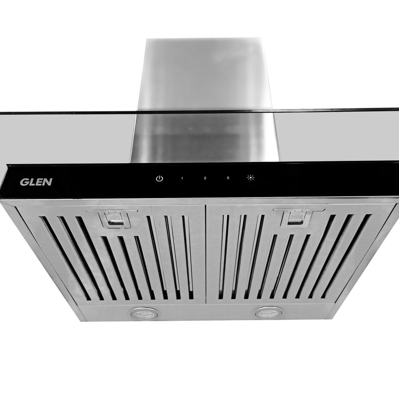 Designer Kitchen Chimney with Touch Sensor Baffle filters 60cm 1000 m3/h -Silver (6062 SX TS)