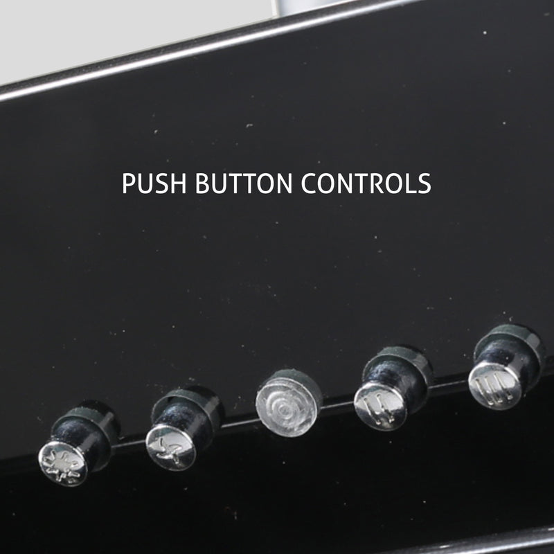 Kitchen Chimney Curved Glass, Glass Front Panel Baffle filter 90cm 1250 m3/h -Silver (6071 GF 90)