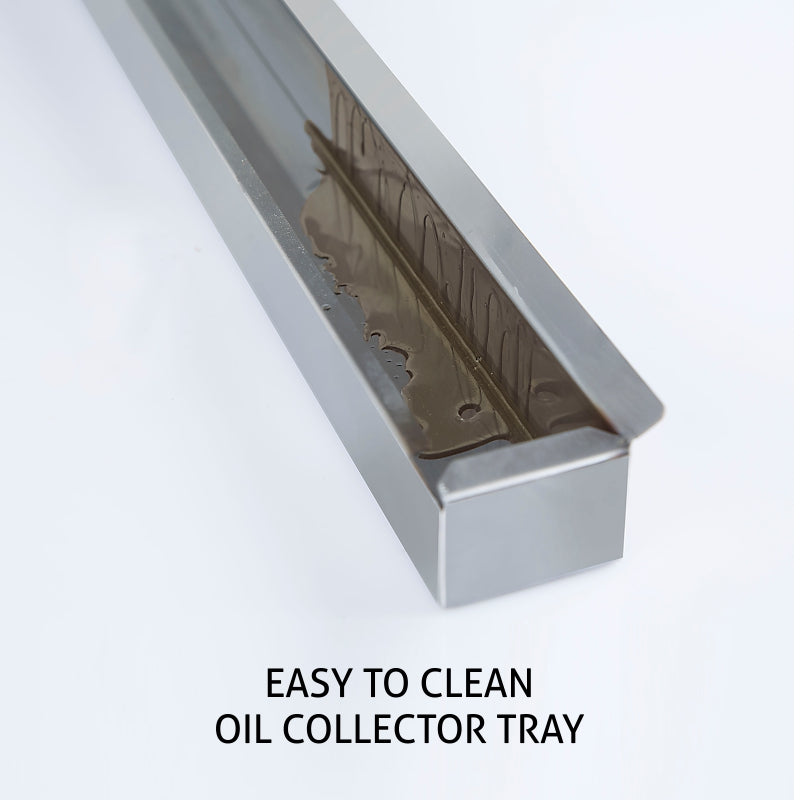 Kitchen Chimney with Touch Sensor, Baffle Filter 60cm 1250 m3/h - Silver (6078 TS)