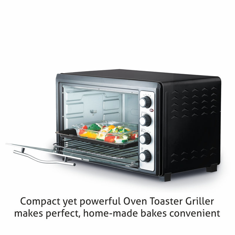 Oven Toaster Griller (OTG) -60 Litres, Rotisserie, Convection Fan, Capillary Thermostat, 2500W - Black (SA5060)
