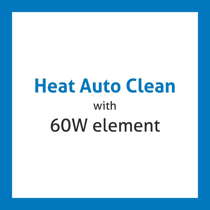 Auto Clean Glass Filterless Chimney with 60W heat auto clean element
