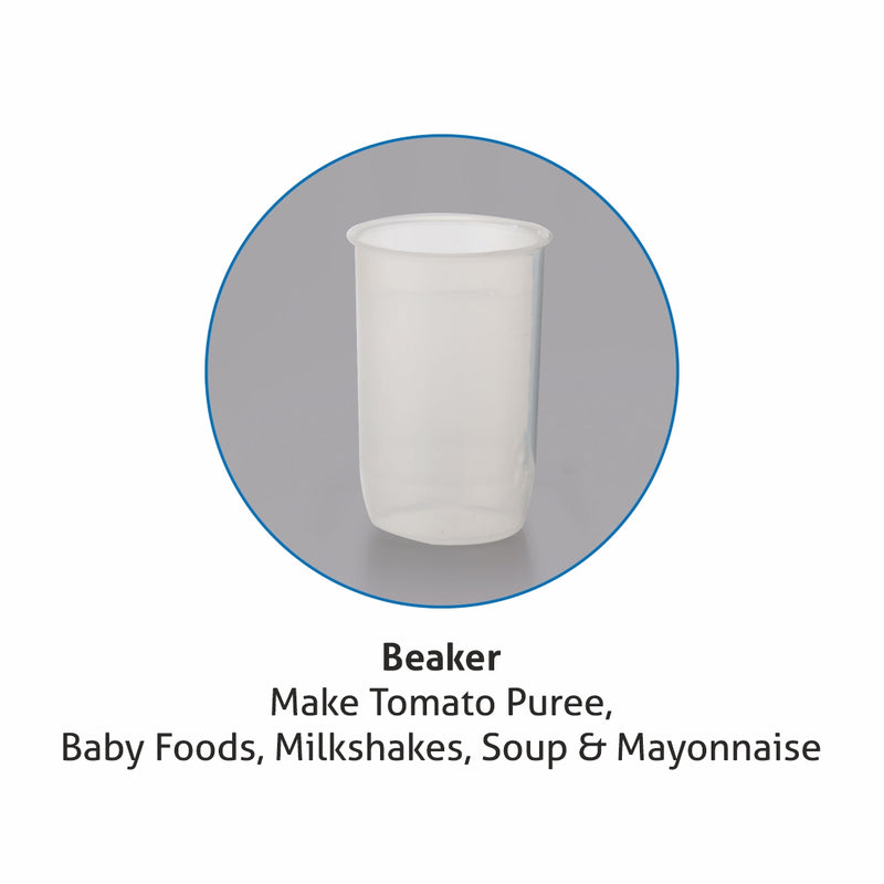 Electric Hand Blender 200W with Stainless Steel Arm, ISI - Black (4049 LX)