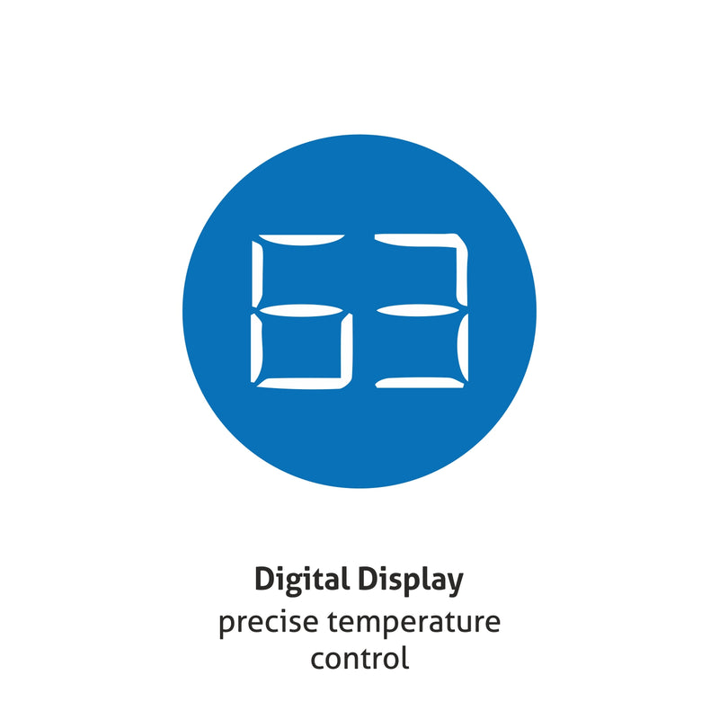 Water Heater Digital Controls with Remote 15 Litre 2000W 8 Bar Pressure Glasslined Tank (7055)