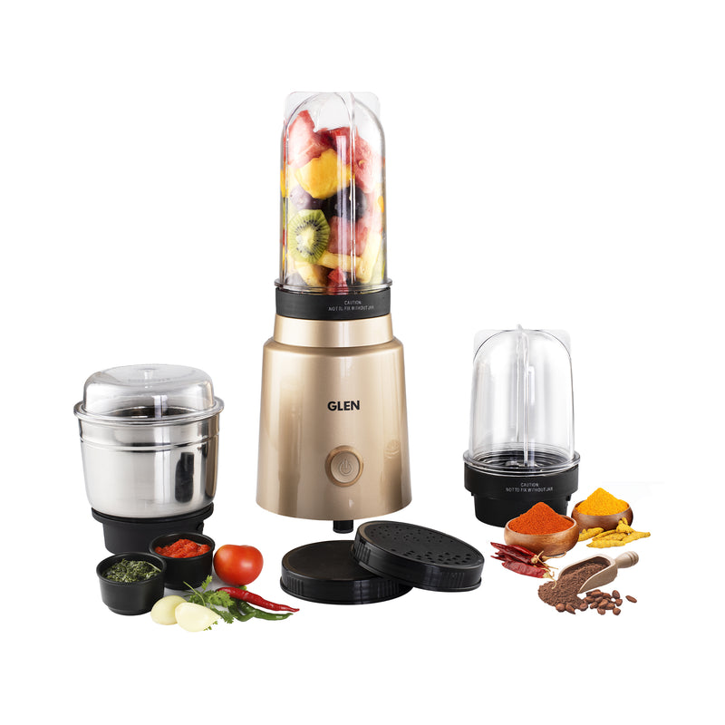 Active-Blender Grinder, 350W, 20000 RPM Mixer, Grinder, Blender, 1 SS Grinder Jar, 2 Jars