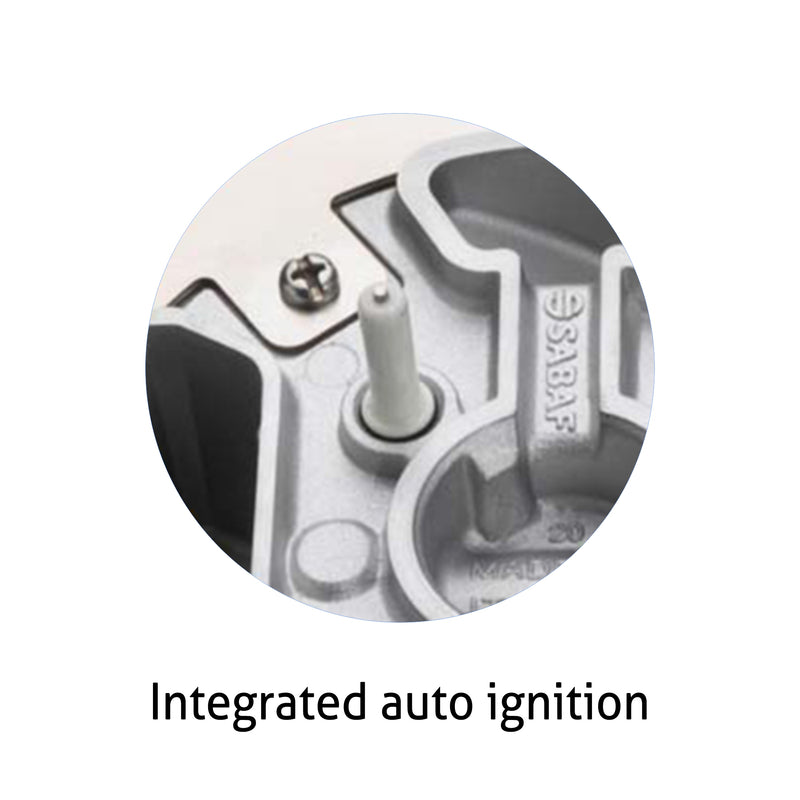 3 Burner Built in Glass Hob Triple Ring Burner Italian Double Ring Burner Auto Ignition (1073 SQ IN TR)