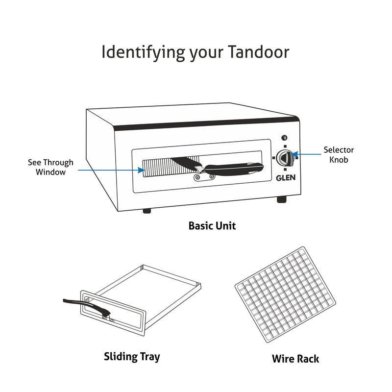 Identiffy your glen 1400W electric tandoor and grill
