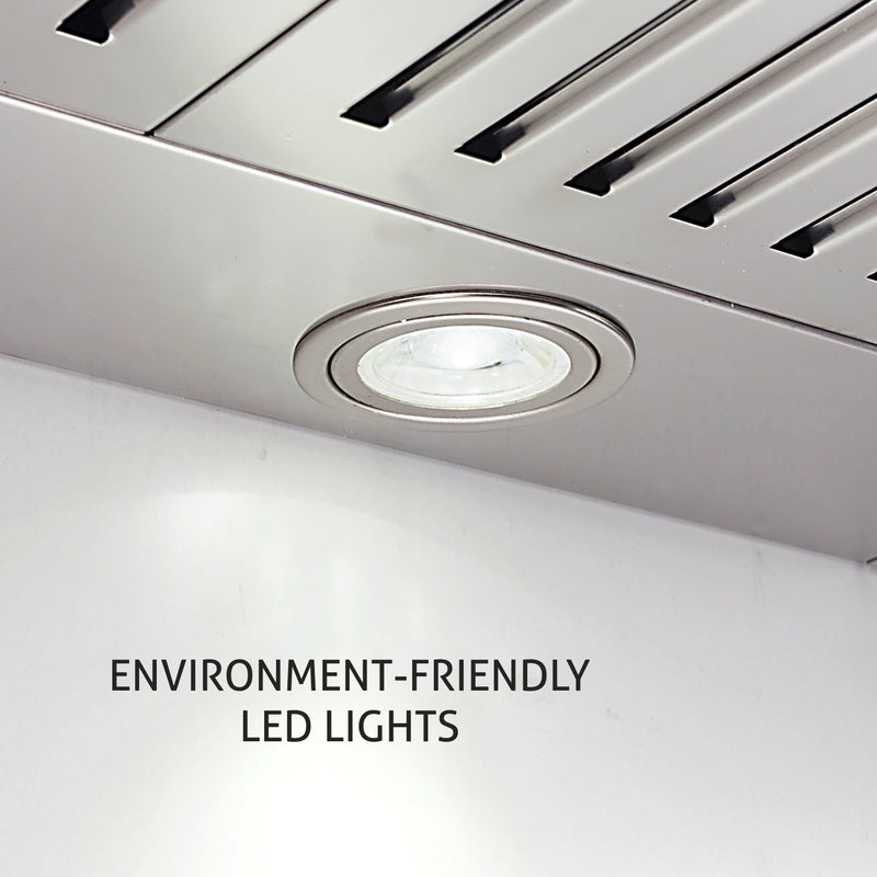 Designer Kitchen Chimney with Touch Control Baffle filters 60cm 1000 m3/h - (6056 SX TS)