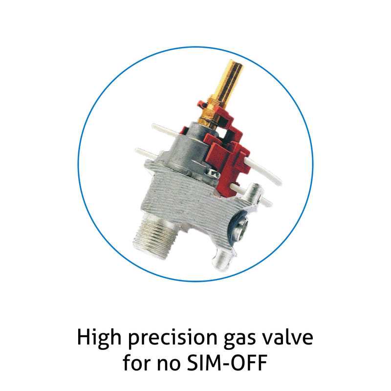 5 Burner Built-in Glass Gas Hob Triple Ring Burner Double Ring Forged Brass Burner Auto Ignition (1095 SQDBTR)