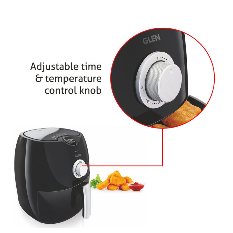 Electric Air Fryer 2.8 Litres, 1350w Rapid Air Technology, Black (3044)