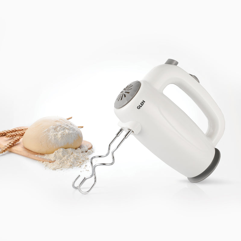 Electric Hand Mixer 125 W 2 Beaters with 5 Speed Settings  - White (4059)