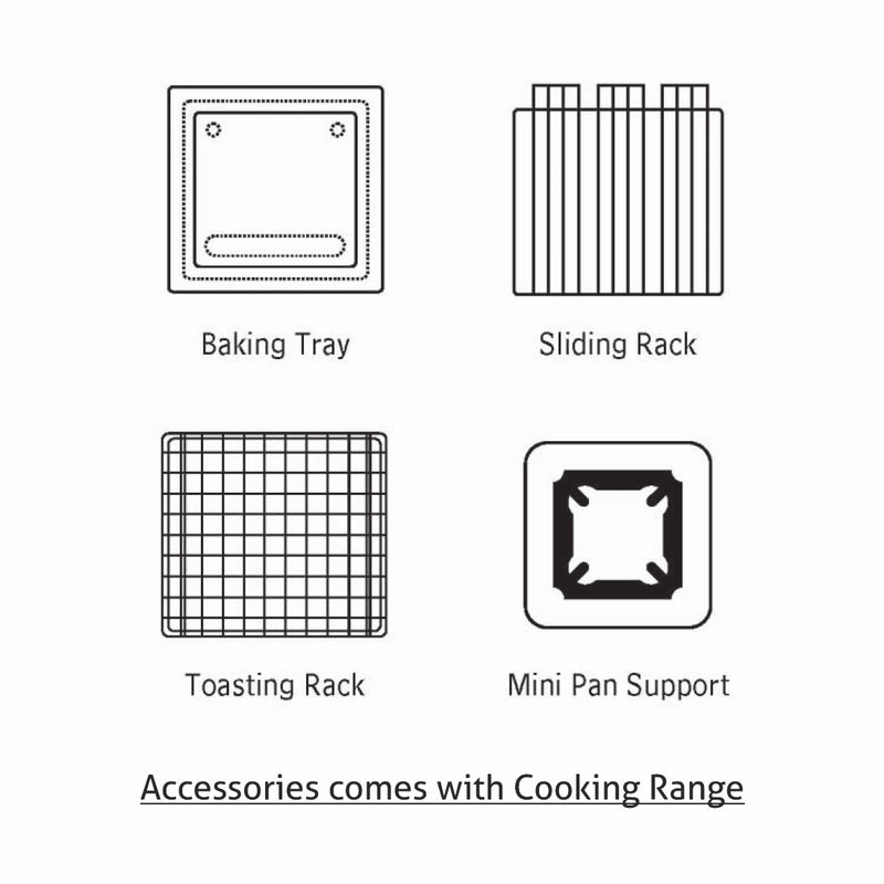 Cooking Range Stainless Steel Gas Grill, Gas Oven 1 Triple Ring, 3 Alloy Burners Auto Ignition  (2012PLTRAI)