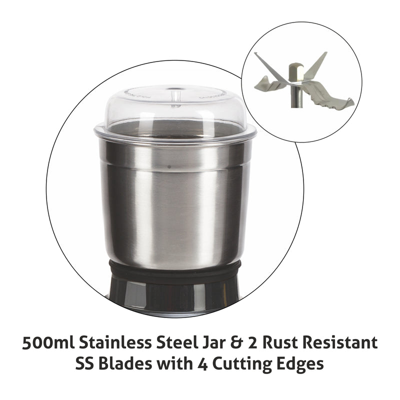Electric Multi Mixer Grinder, SS Grinder Jar 350w (SA4045MMG)