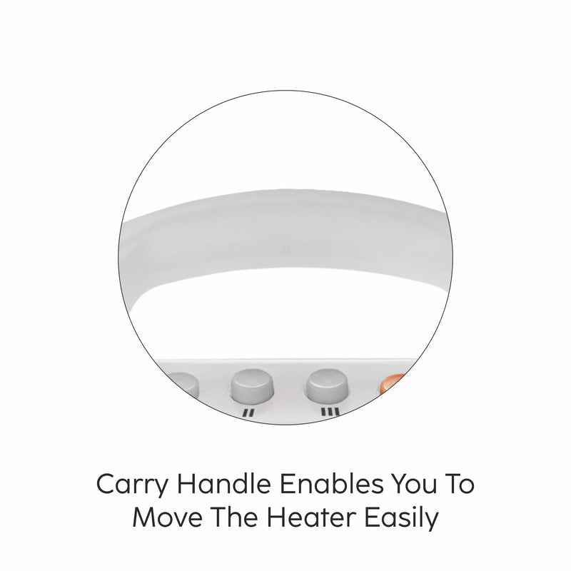 Electric Carbon Room Heater with 3 Heat Settings - HA7016CH