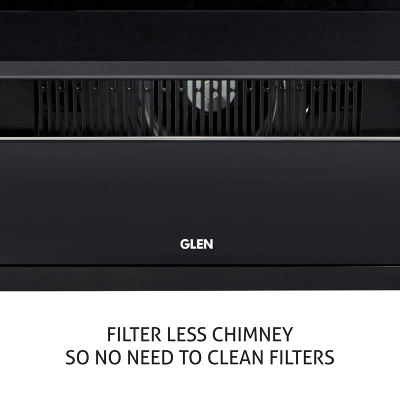 Auto Clean Glass Filterless Chimney 