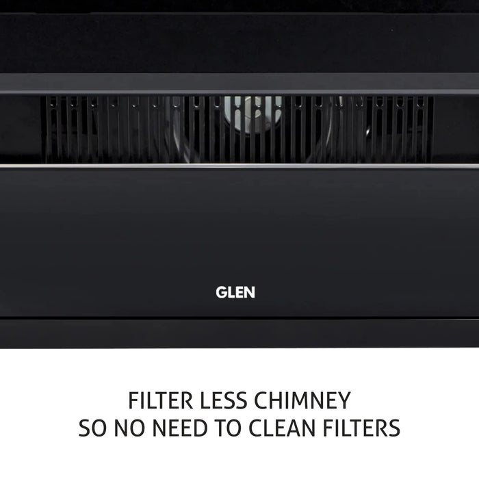 Auto Clean Glass Filterless Chimney with Motion Sensor 1200 m3/h 60/75/90cm (6073SXAC)