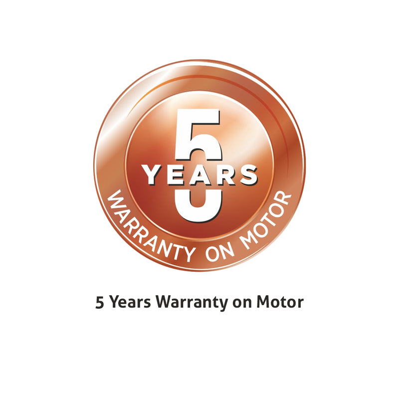 Mixer Grinder 500W 100% Copper Motor With 3 Stainless Steel Blender, Grinder and Chutney Jars - White (4020)