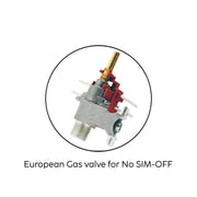 3 Burner Built in Glass Hob european gas valve