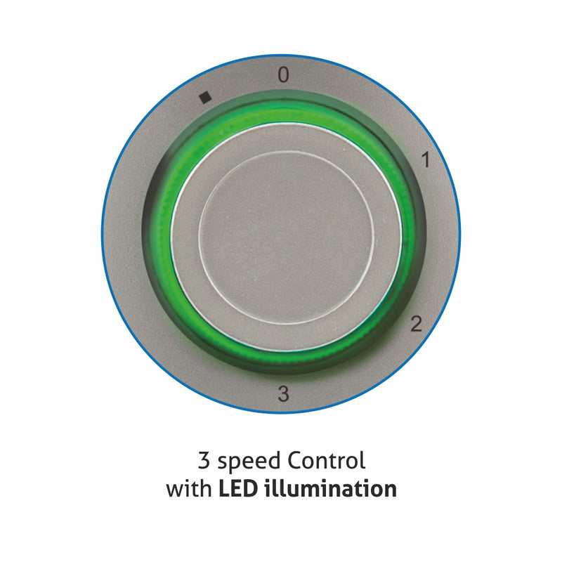 Mixer Grinder 750W 100% Copper Motor, 1 Transparent Jar, 3 Stainless Steel Jars, - Silver (4030 PLUS)