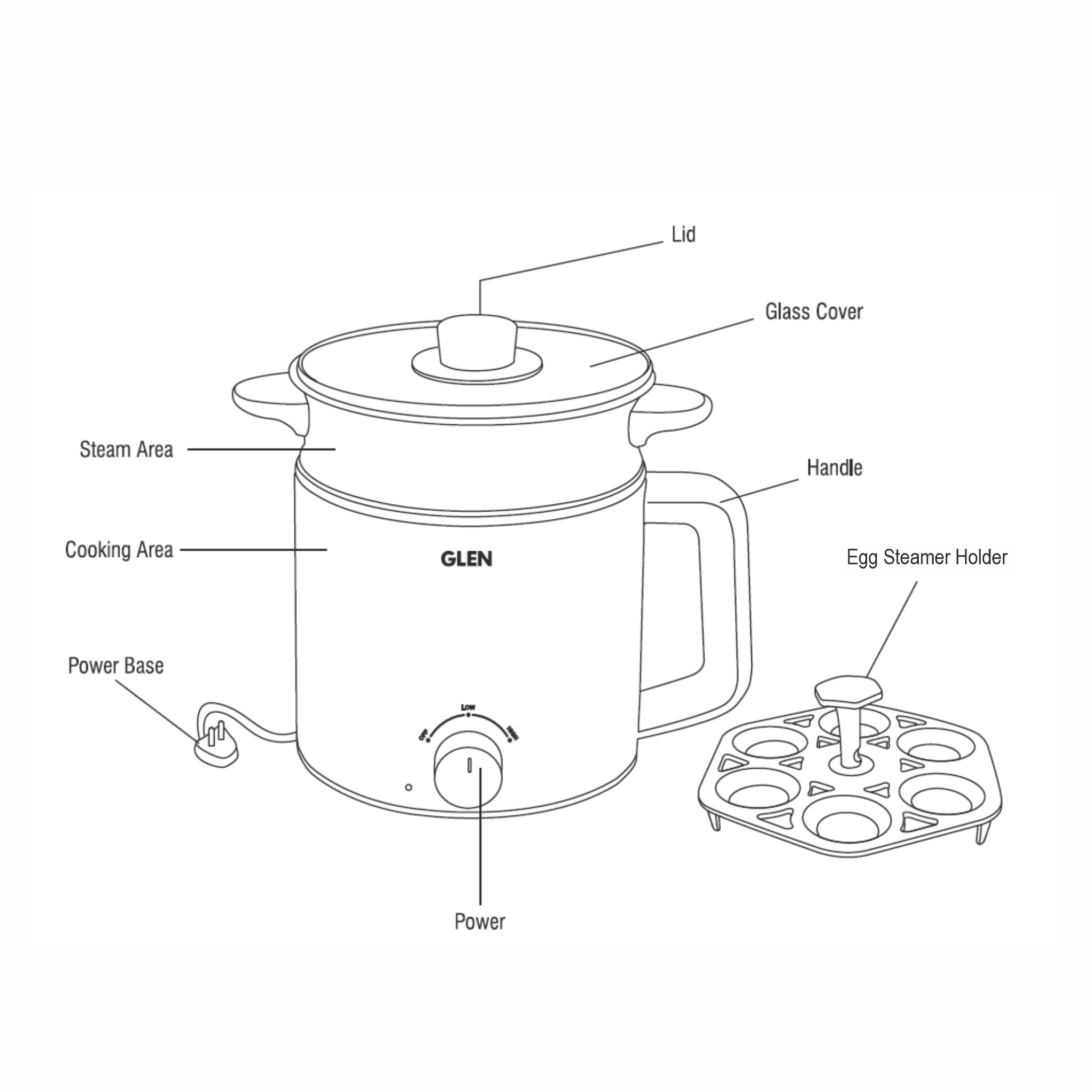Buy Multi Cook Electric Kettle 9016 with 1.5 Ltr at the Best Price ...