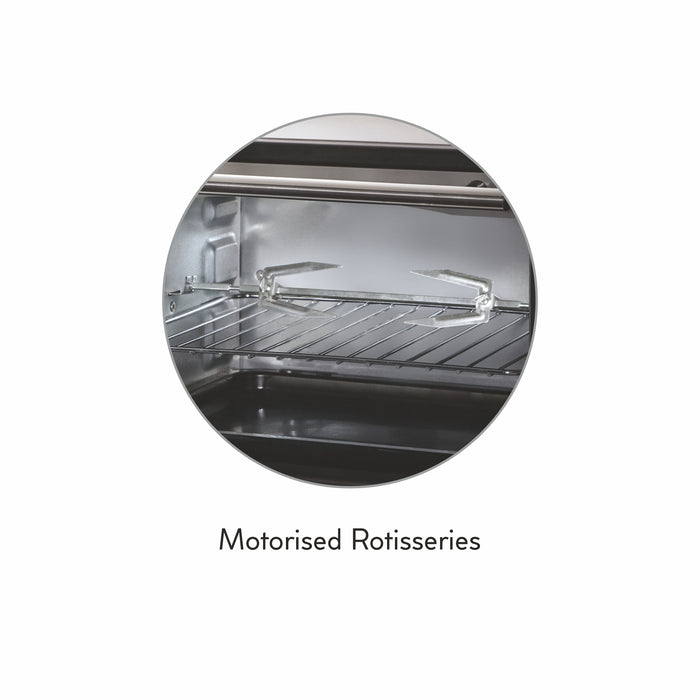 Oven Toaster Griller (OTG) -23 Litres, Digital, Full Back Convection, Motorized Rotisserie, 1500W Power - Black (5023DIGI)