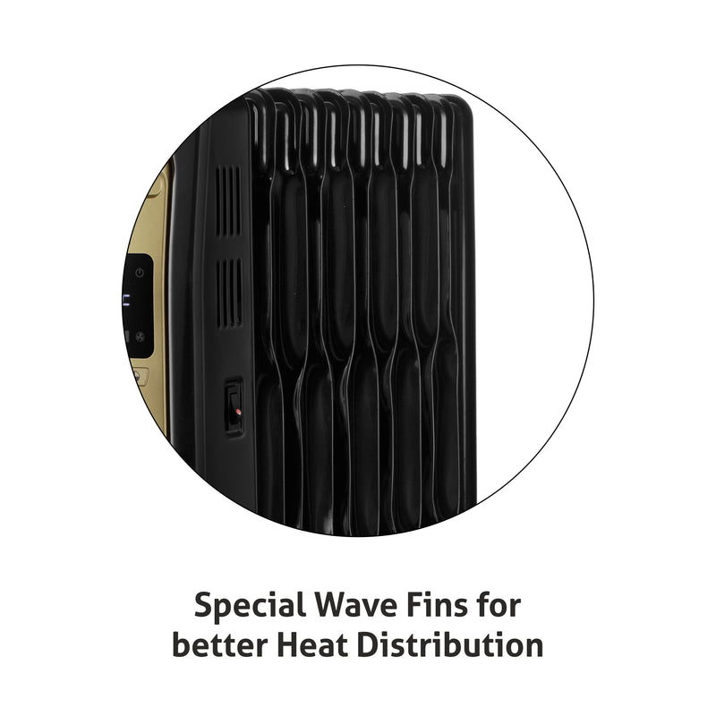 Electric Oil Filled Radiator Room Heater Digital with 9/11/13 Fin - HA7013DOR