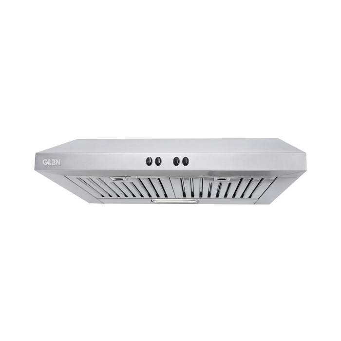 Straight Line Kitchen Chimney with Push Button Control, Baffle filters 60cm 1000 m3/h -Silver (6000 DX SS)