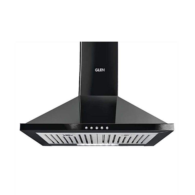 Electric Kitchen Chimney, Pyramid Shape Baffle filters 60cm 1000 m3/h -Black (6021 BL)