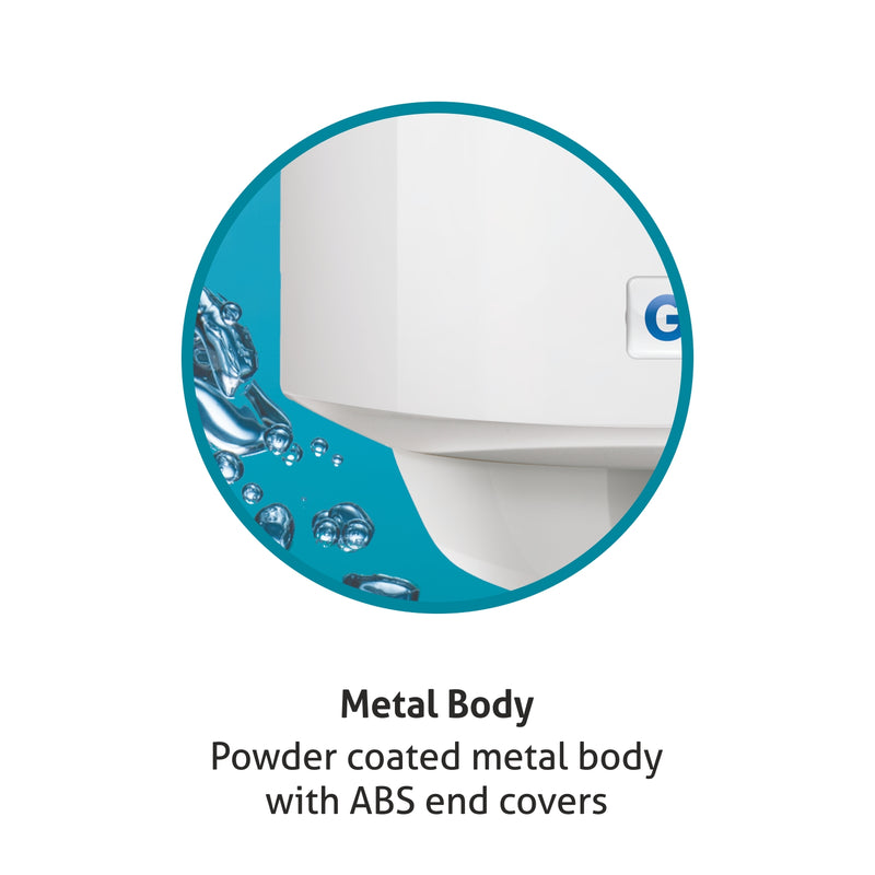Water Heater 6 Litre 2000W 8 Bar Pressure Glasslined Element and Tank, Temperature control (7056)